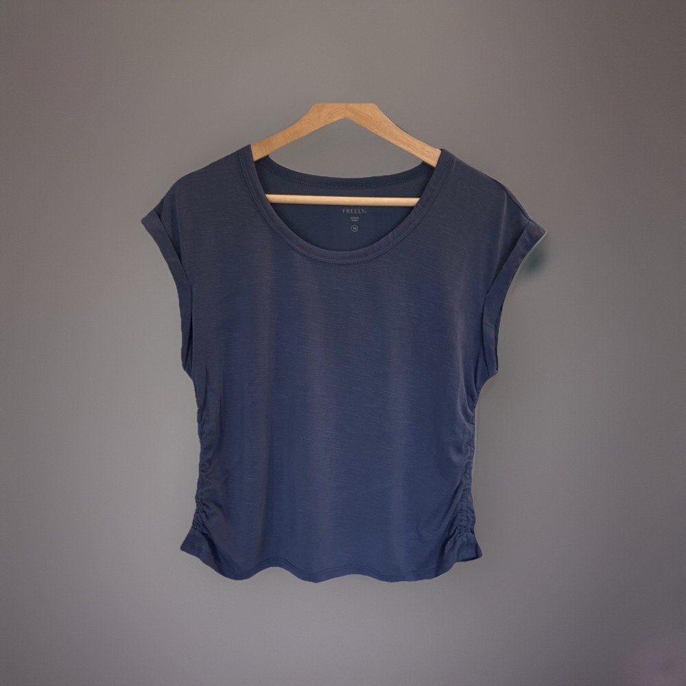 Freely Women Blue Sydney T Shirt  Athleisure